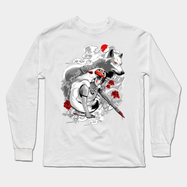 My Princess The Hunter Long Sleeve T-Shirt by Heymoonly